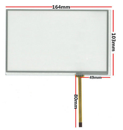 AT070TN90 92/AT070TN83V.1 7.1 inch New 164*103mm Resistance Handwriting Screen Touch Screen Digitizer Panel